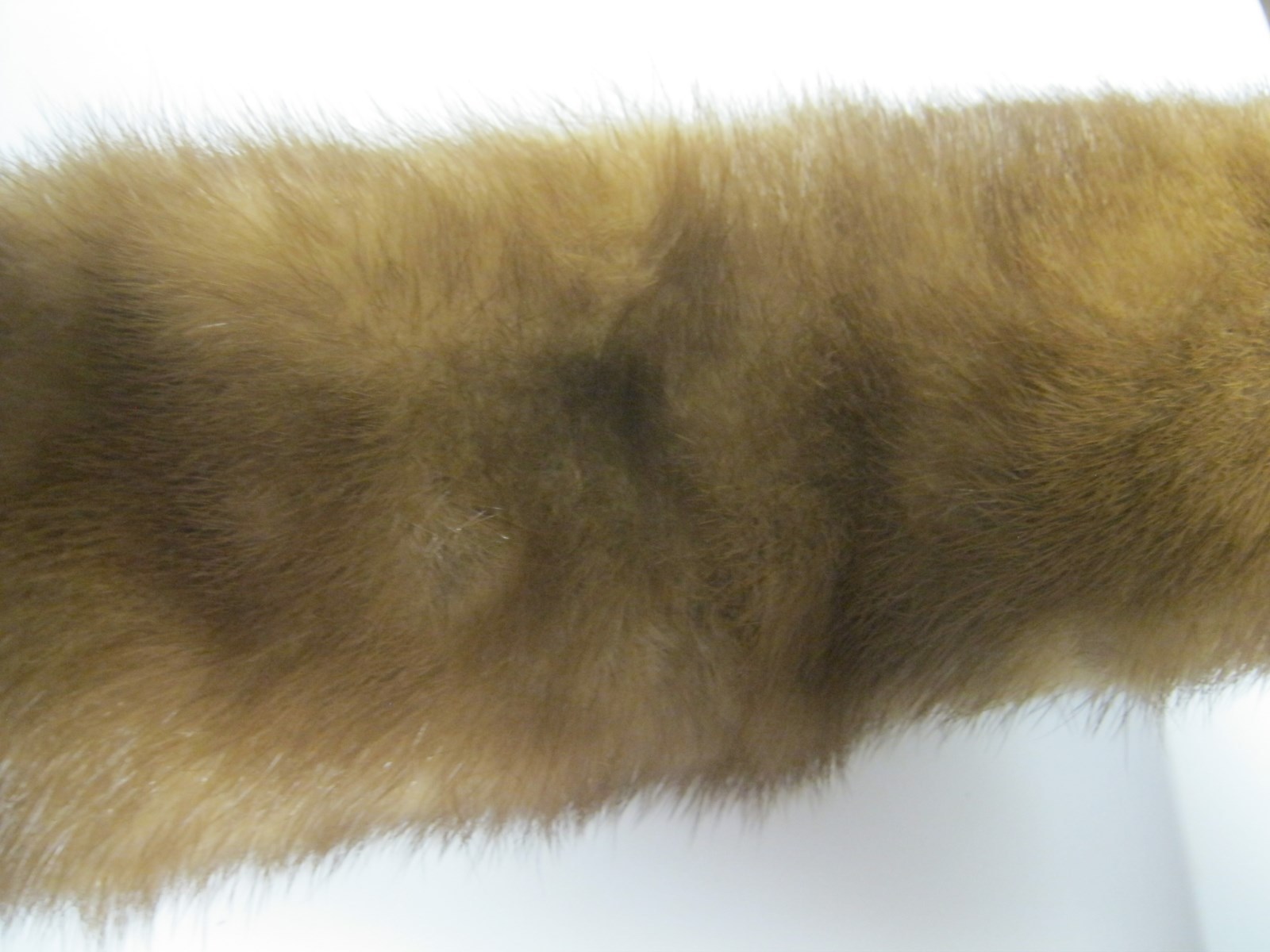 FUR COLLAR, 1950'S  MINK LIGHT BROWN, BEAUTIFUL
