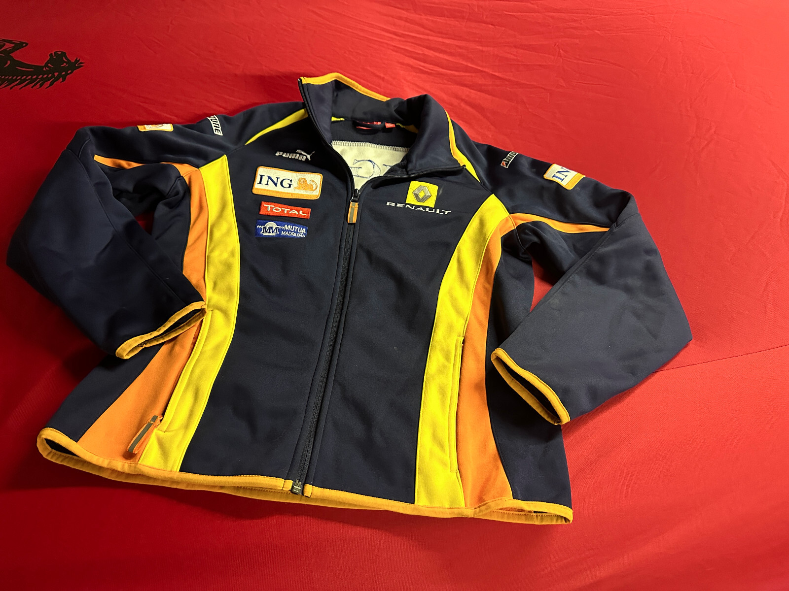 ING Renault F1 Team Issued Puma Race Soft Shell Jacket 2009