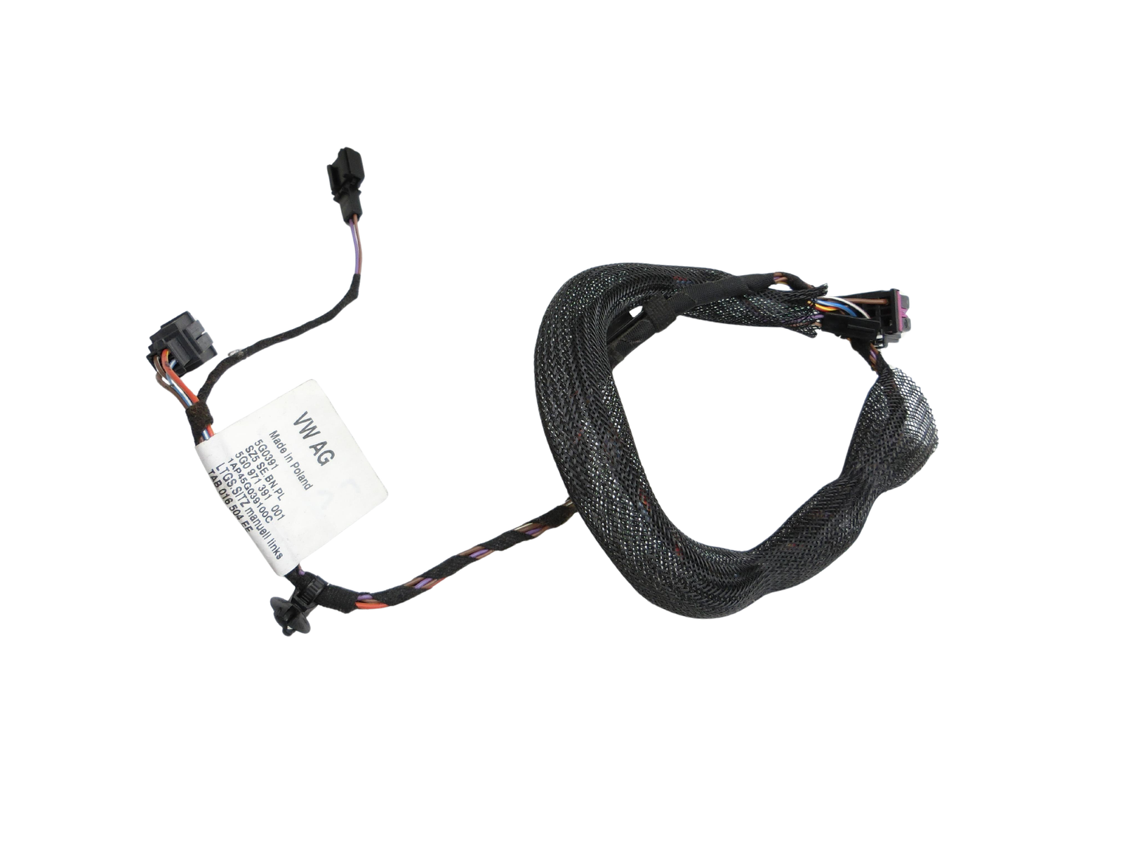 VW Golf 7 VII 5G 12-17 Kabelbaum Innen für Fahrer Sitz Links Vorne  - Bild 1