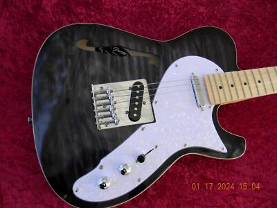 grote GT 150セミホロウテレキャス Grote GT-150 T Style Guitar Green Review - YouTube