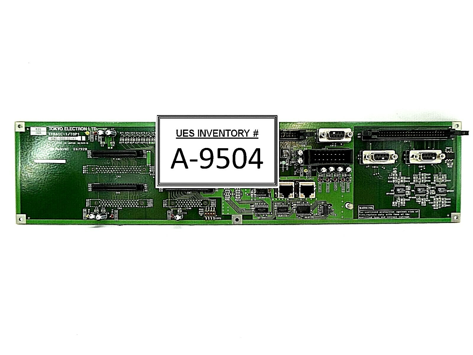 TEL Tokyo Electron 3D81-000102-V1 Interface Board PCB TYB61C