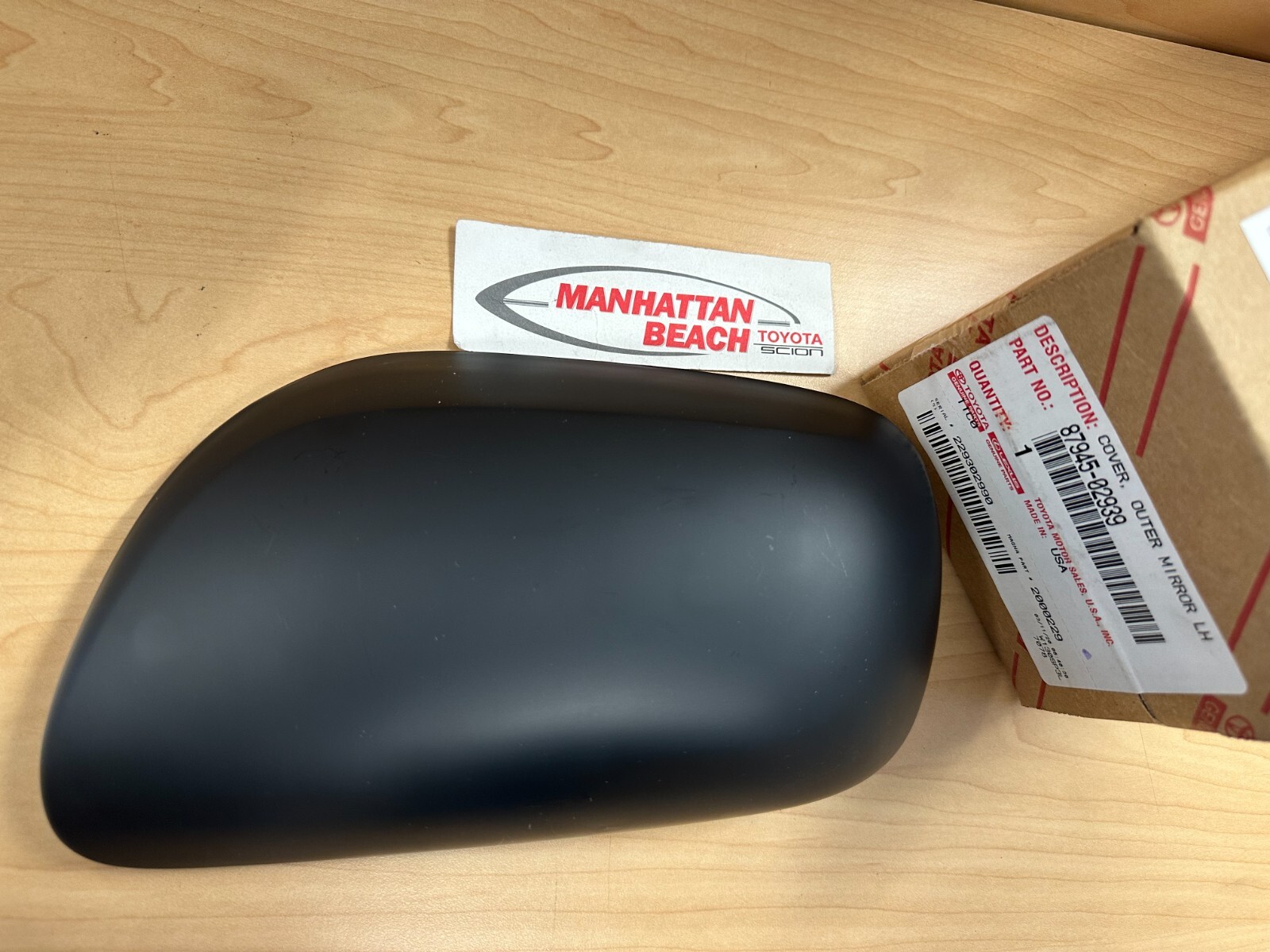 08-13 COROLLA MATRIX DRIVER SIDE OUTER MIRROR COVER 87945