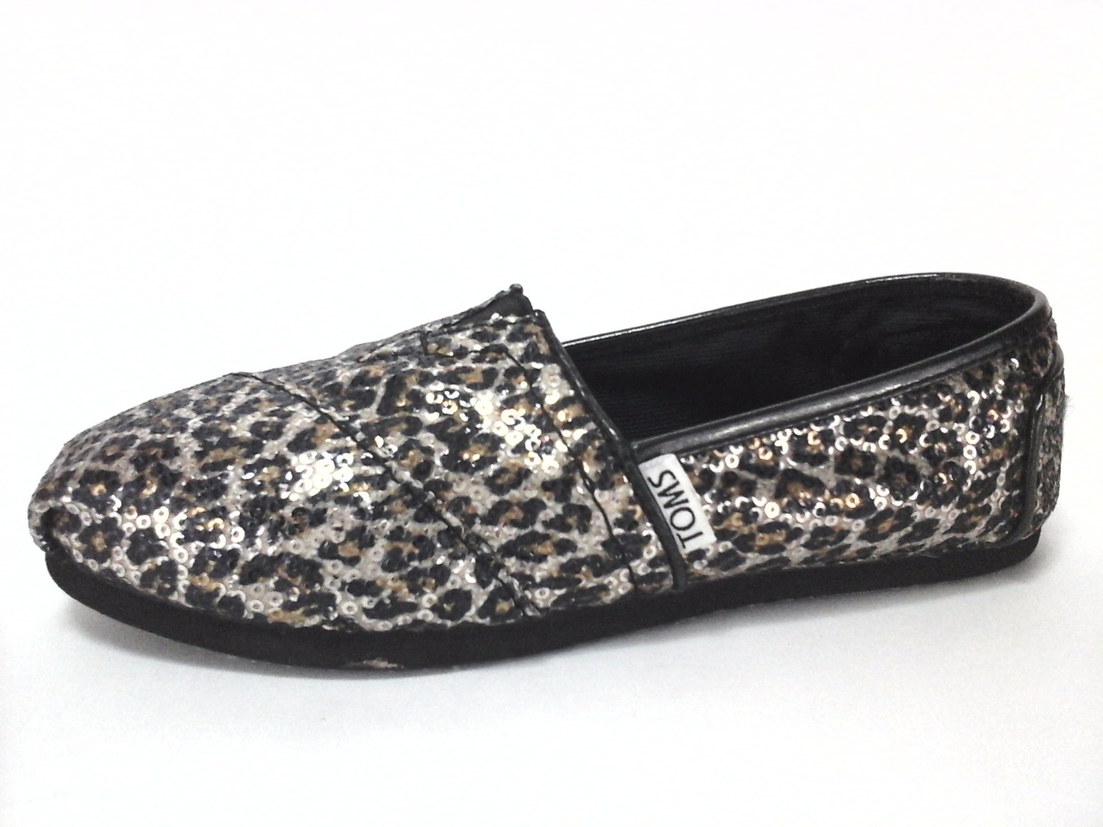 toms leopard flats