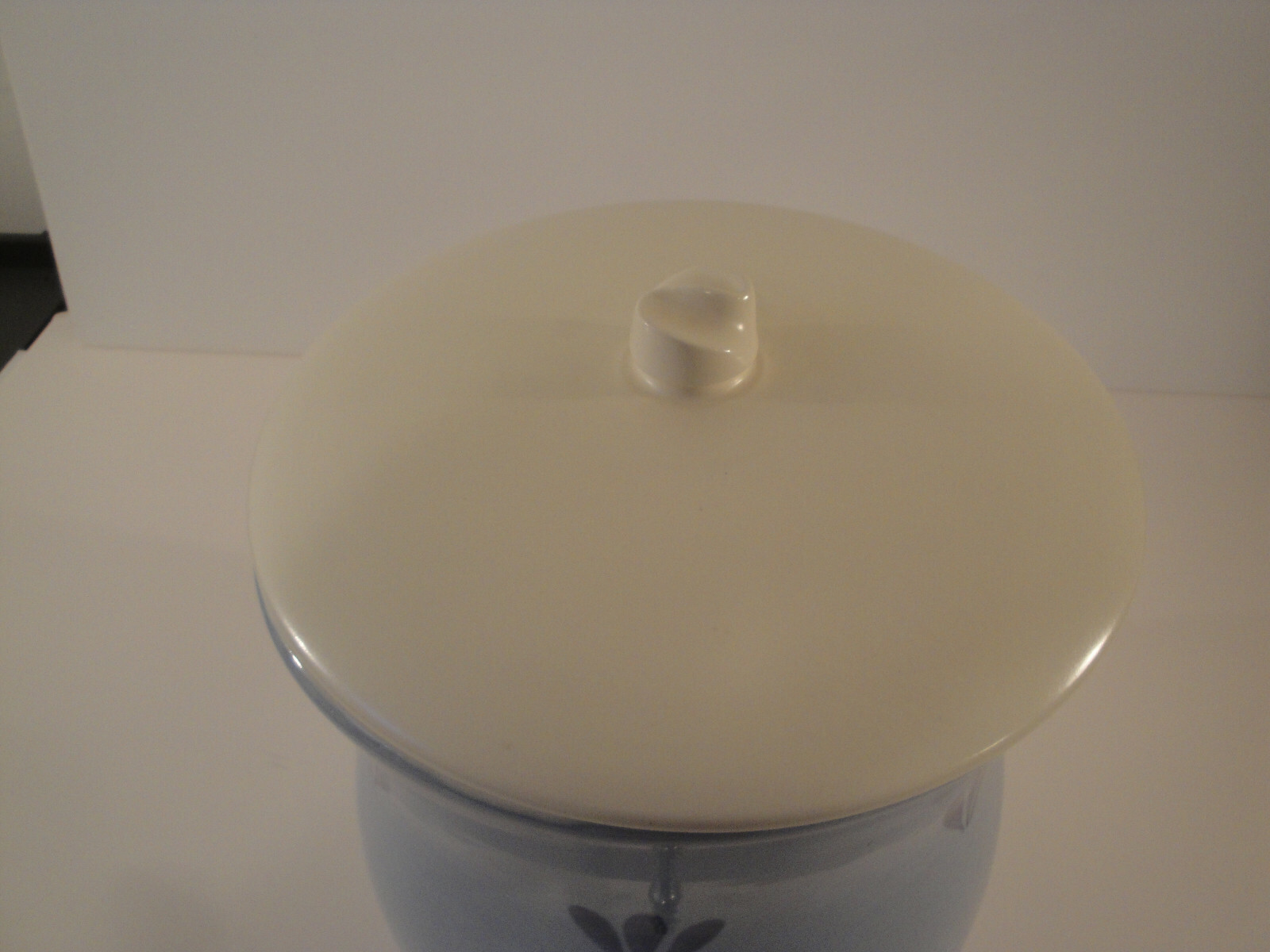 Red Wing Dinnerware Delta Blue Watercooler Lid And Stand Very Rare!