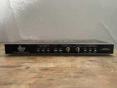 DBX 200XG Program Route Selector , Vintage Hi-Fi Unit Noise Reduction (AS-IS)