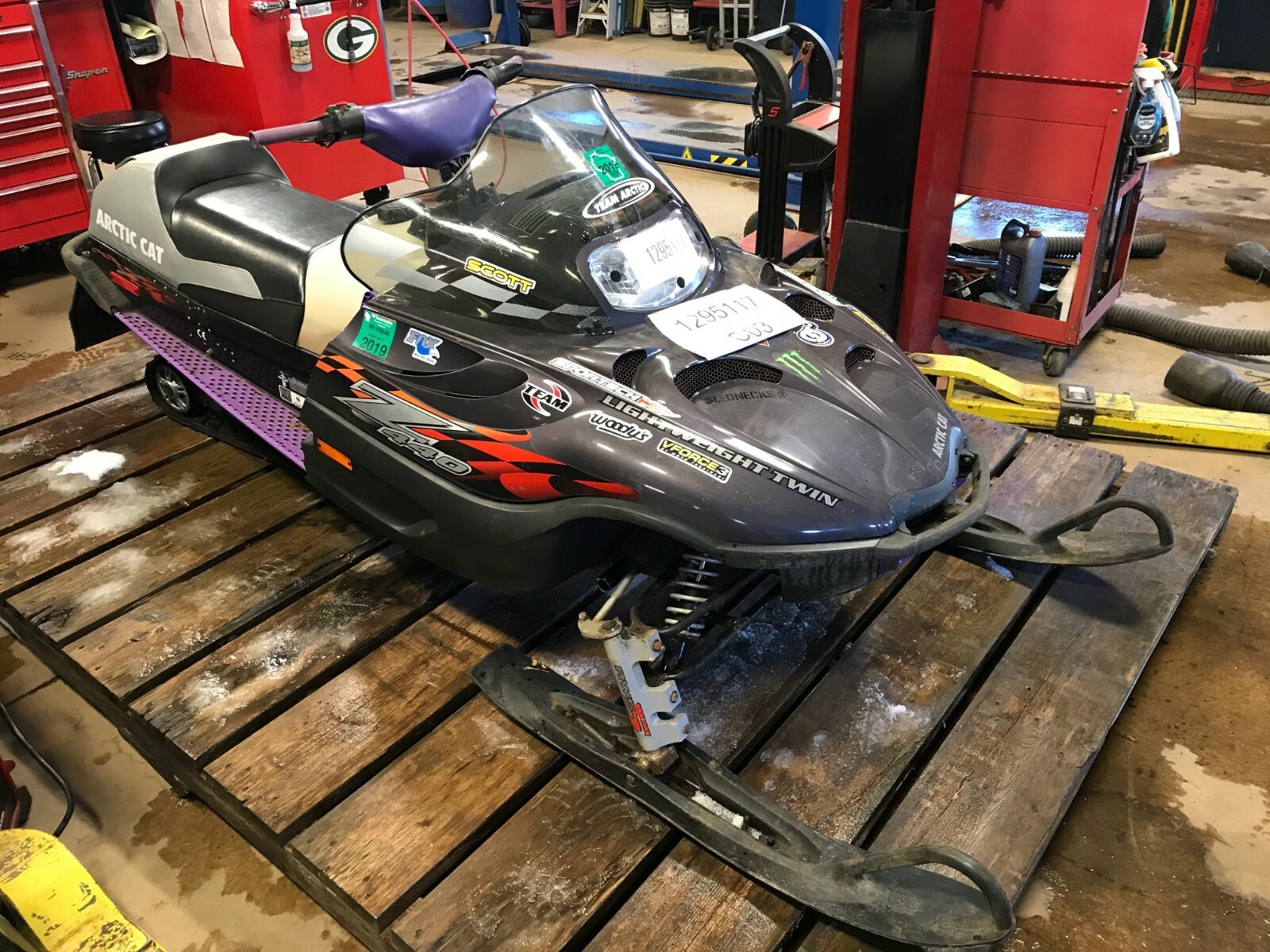 2002 Arctic Cat Z440 Snowmobile T1295117
