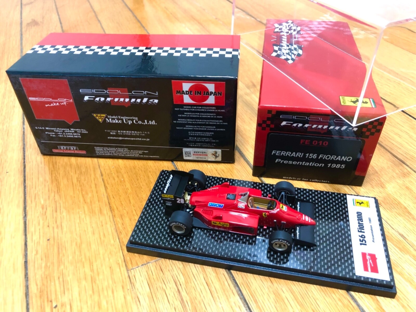 アイドロン 1/43 Ferrari 156 フィオラノ フェラーリ1985
