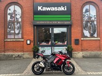 2016 Kawasaki Z1000sx sports touring motorcycle in Red. 
