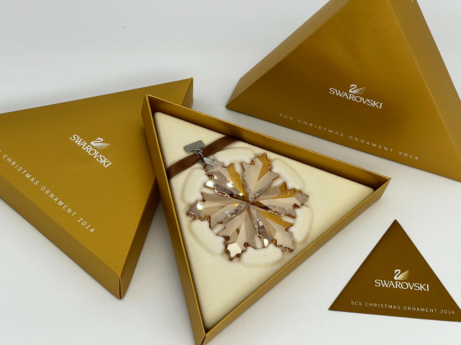 SWAROVSKI サンタクロース SWAROVSKI Crystal ~ Santa Claus, 2 Reindeer, Sleigh ~ 214821