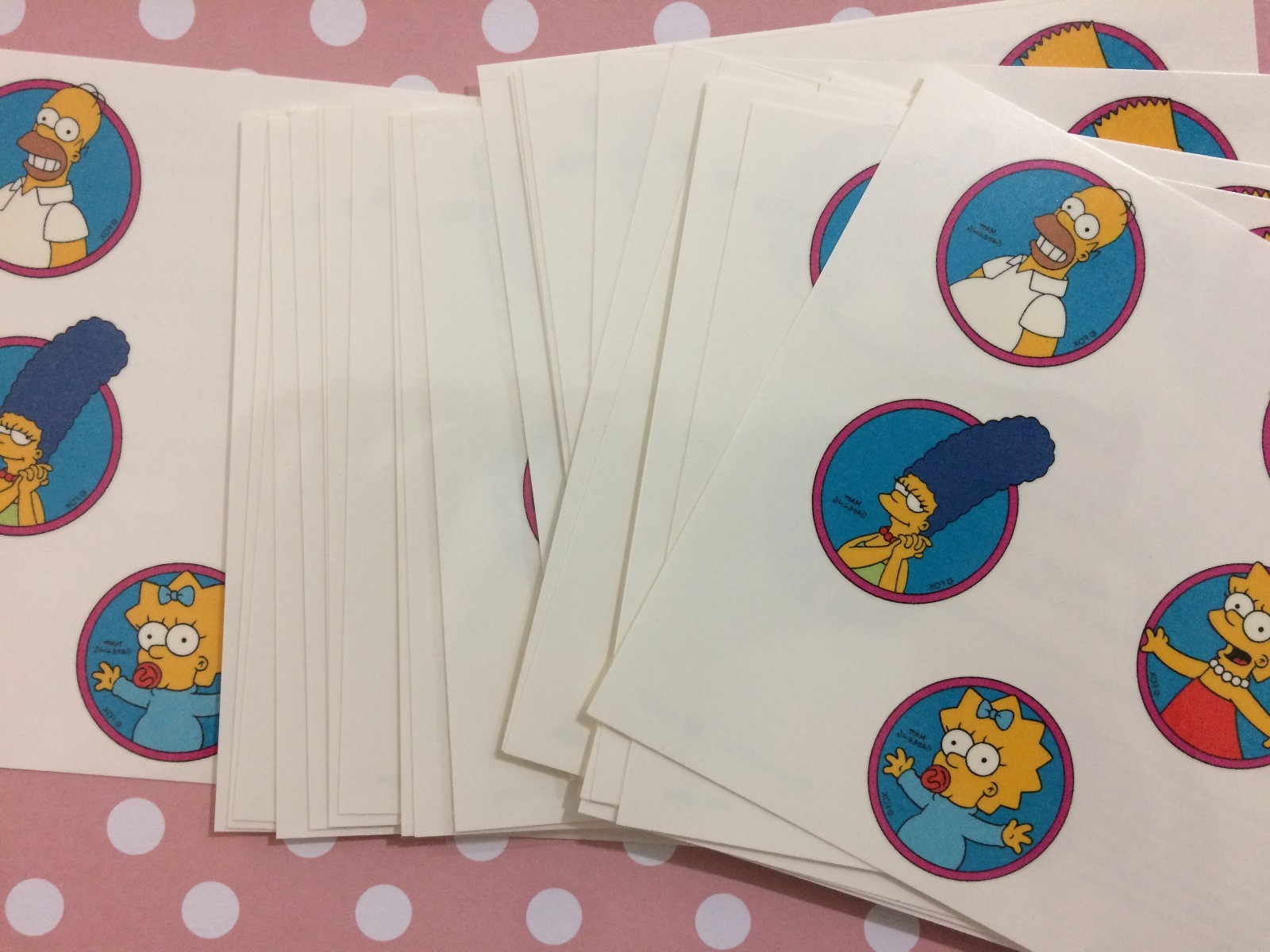 (1) Lot of 29 The Simpsons Temporary Tattoos Lasts up to 7 Days FREE SHIP