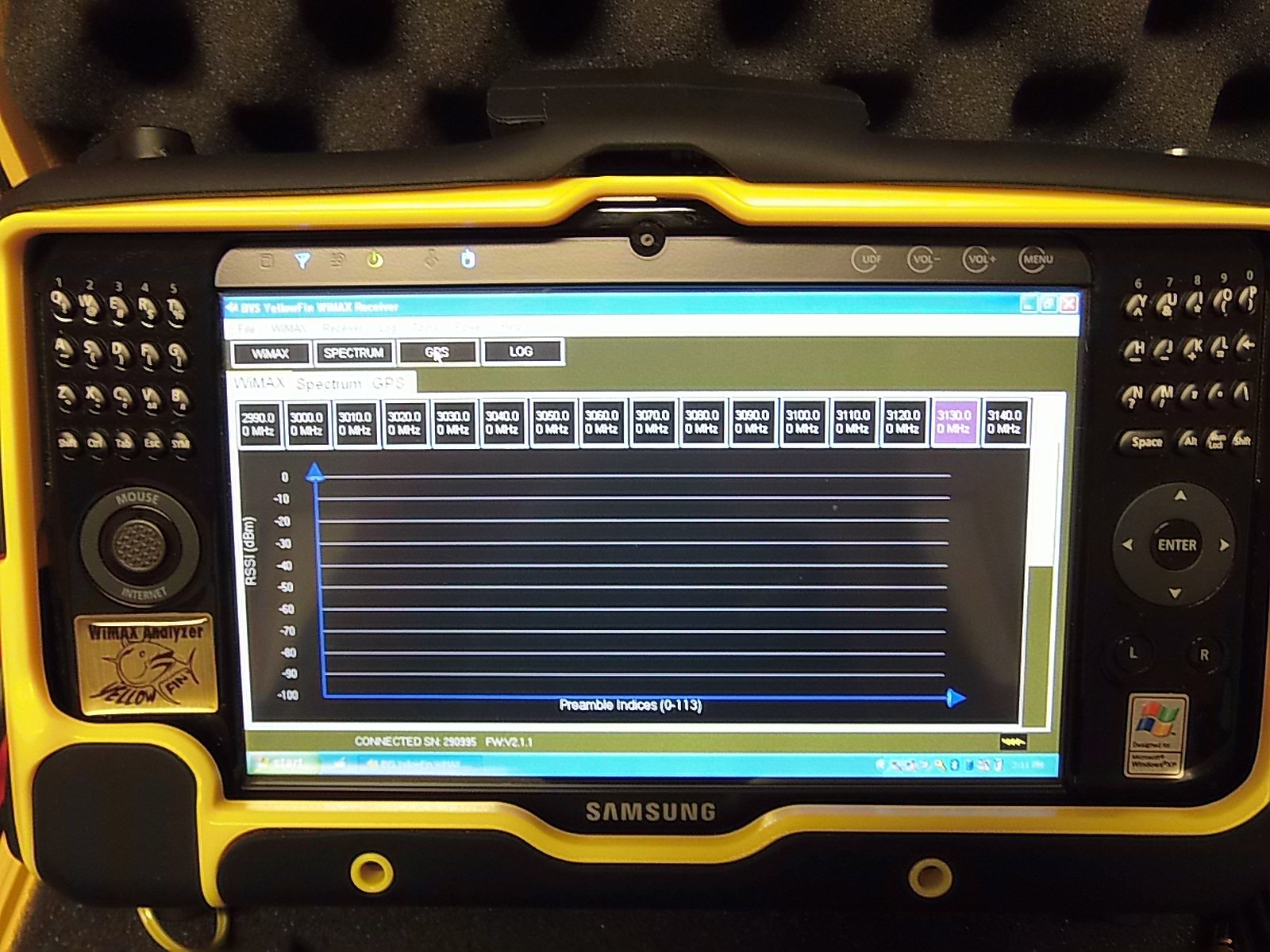 Berkeley Varitronics YellowFin Mobile WiMAX Analyzer Test Receiver Spectrum