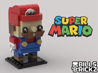 Lego MOC Brickheadz - Super Mario - Custom PDF Instructions