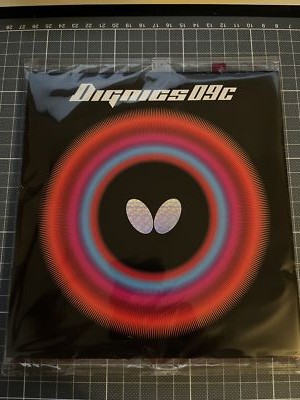 【Butterfly】Dignics09c　赤　特厚2.1 ディグニクス09c Butterfly Dignics 09C Red Super Thick TA 2.1 mm 06070 Table