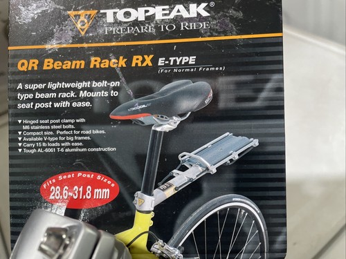 Topeak QR Beam Rack RX Bicycle Rack (E Type) | eBay Topeak QR Beam Rack RX Bicycle Rack (E Type) | eBay