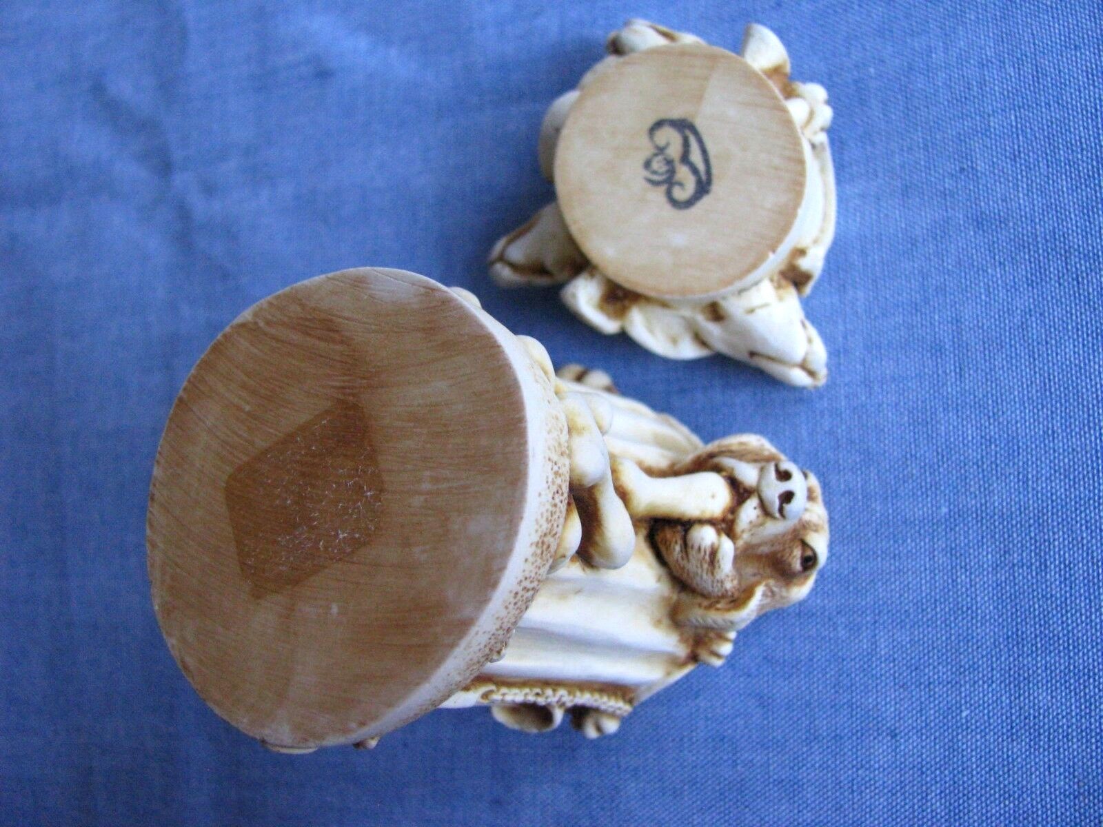 HARMONY KINGDOM TREASURE JESTS NIC NAC PADDY WHACK DOGS IN TRASH CAN 1996 NICE