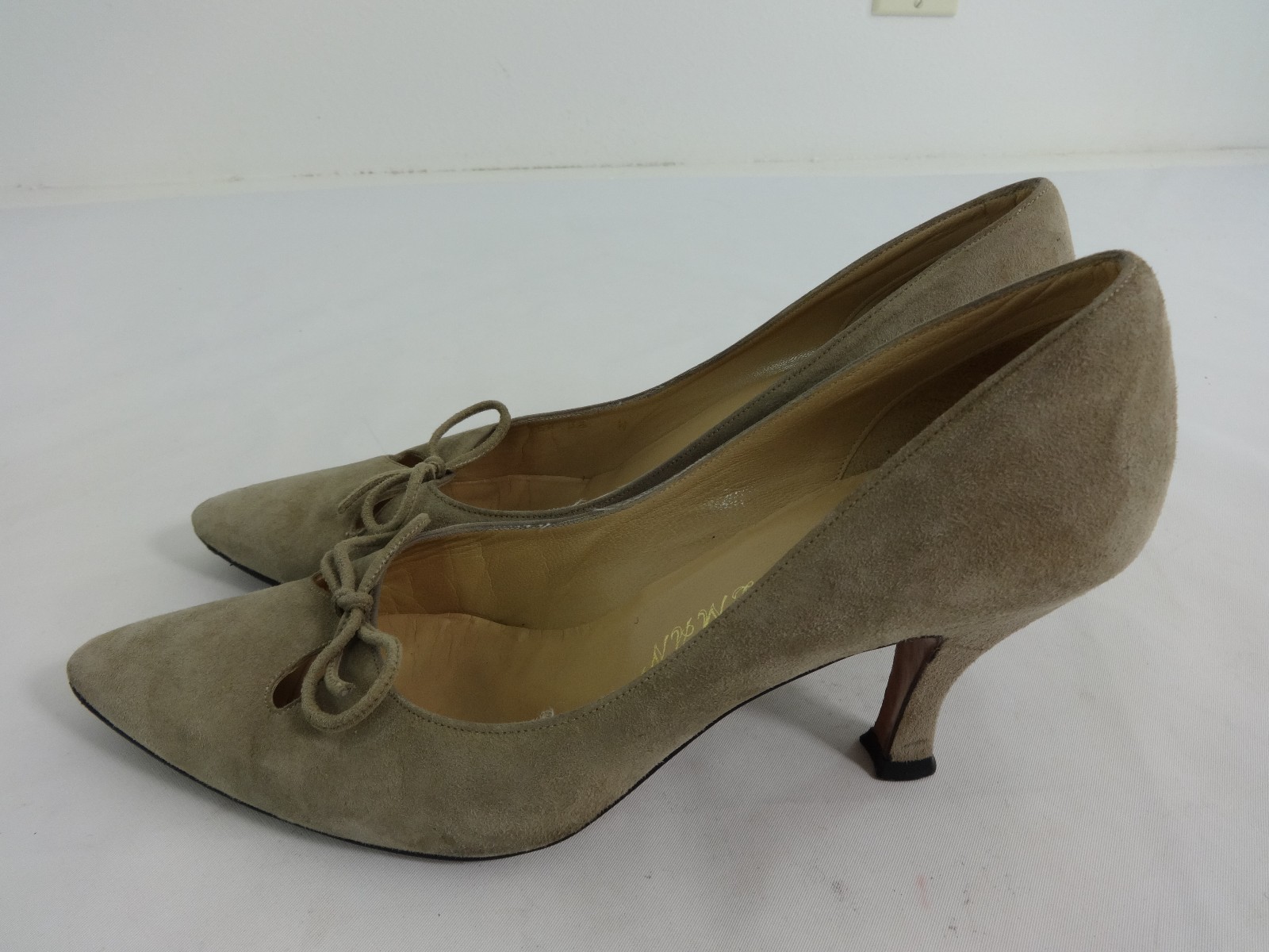 DELMAN WOMENS NUBUCK SOFT SUEDE LEATHER PUMPS HEELS SHOES