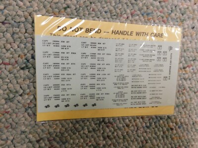 Herald King decals HO  Modern Open Hopper Data for 6 var cars RR Rom D-5B XX107