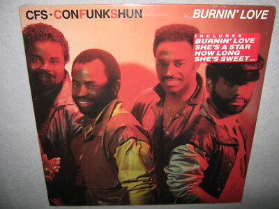 CON FUNK SHUN Burnin Love MINTY ORIGINAL SEALED New Vinyl LP Hit/Hype 1986 NoCut
