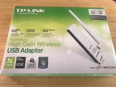 TP-Link TL-WN722N (v4.0) 150Mbps High Gain Wireless USB 2.0 Wi-Fi Adapter