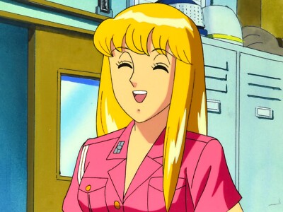 KochiKame Tokyo Beat Cops Original Key Master Setup Animation Production Cel art