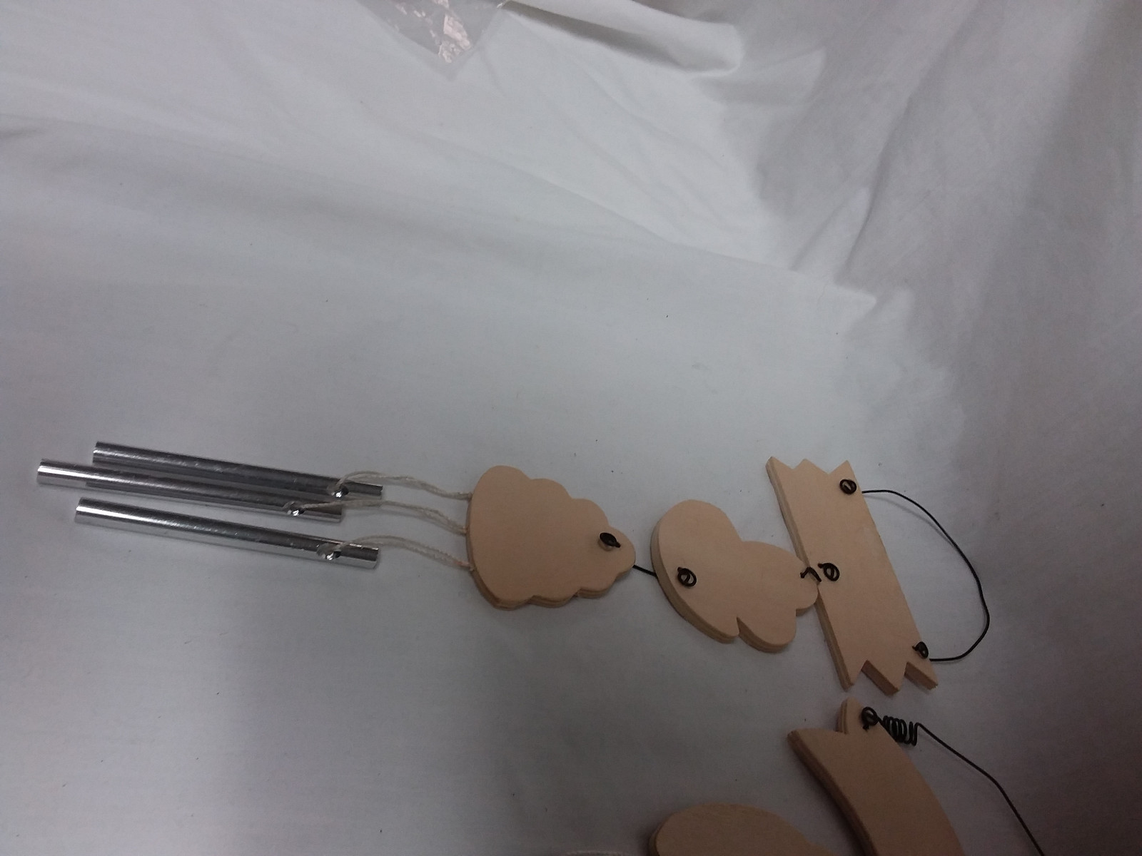 Unfinished wood bee hives windchimes- ready to finish