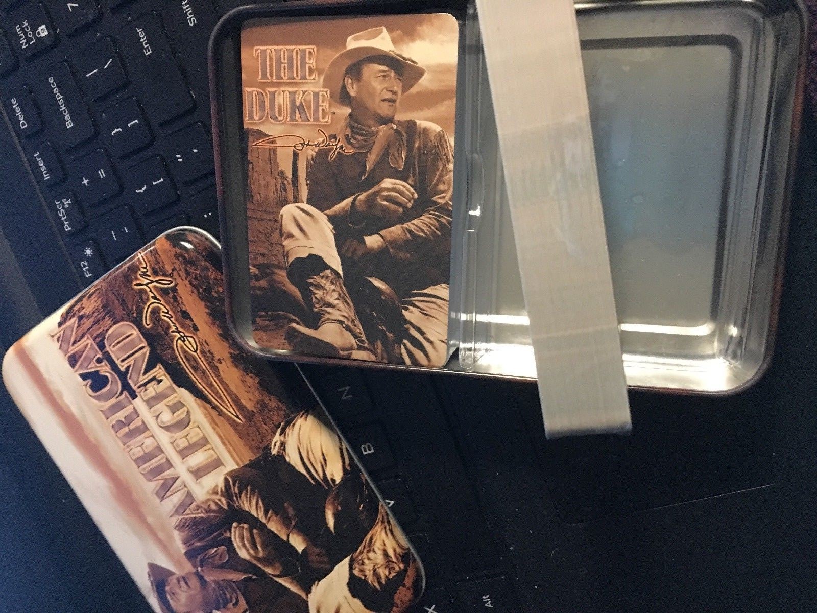 John Wayne,  American Legend 2Deck Playing Cards In Collectible Tin