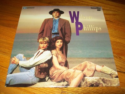 WILSON PHILLIPS Laserdisc LD VERY GOOD CONDITION MUSIC RARE HOLD ON RELEASE ME
