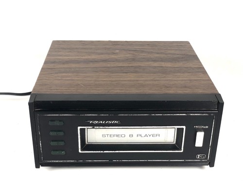 Realistic TR168 Vintage Wood Cabinet 14-1921 Stereo 8 Track Tape Player Tested