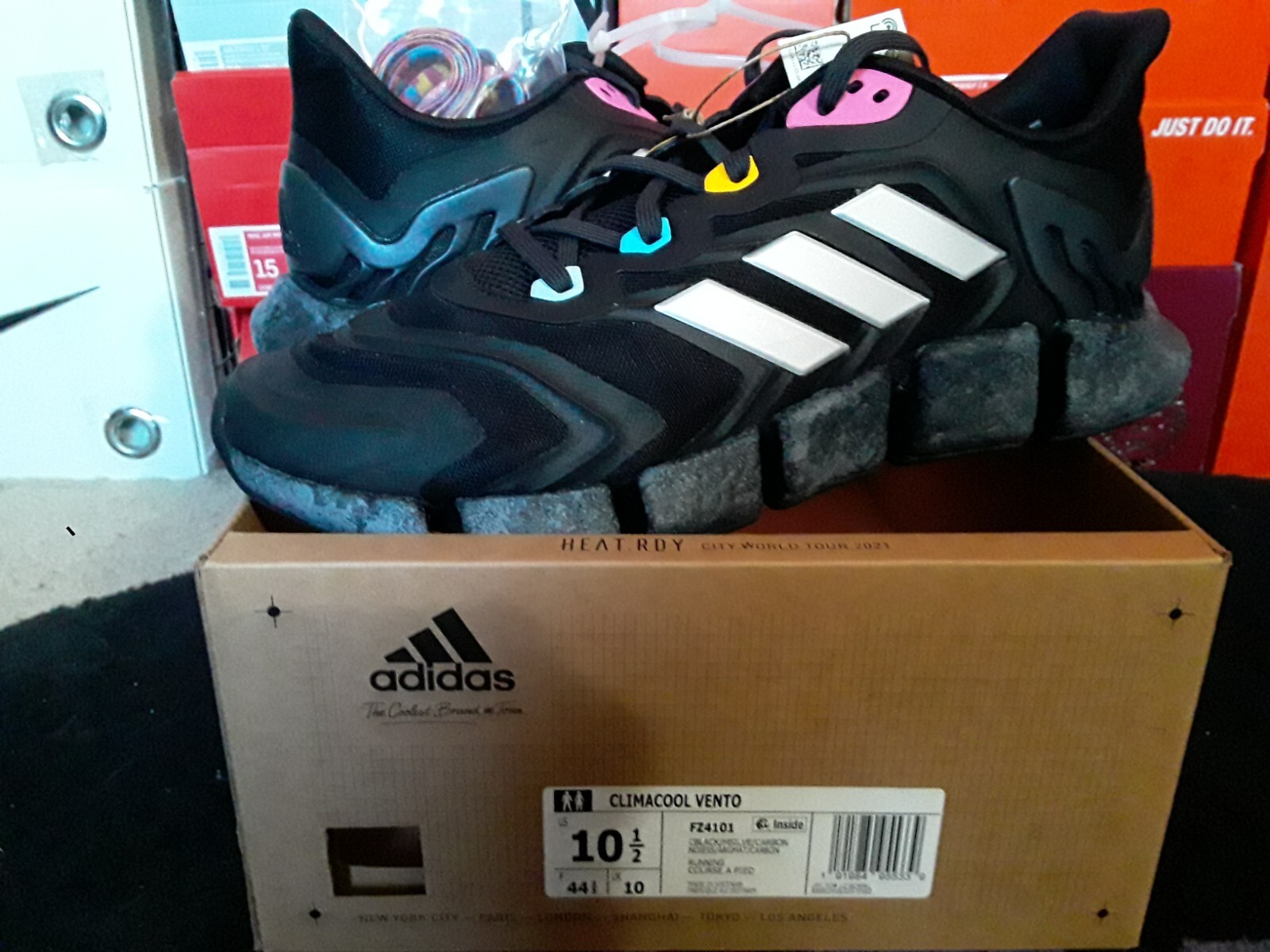 Adidas Men Climacool Vento Trainer Running Core Black Matte 
