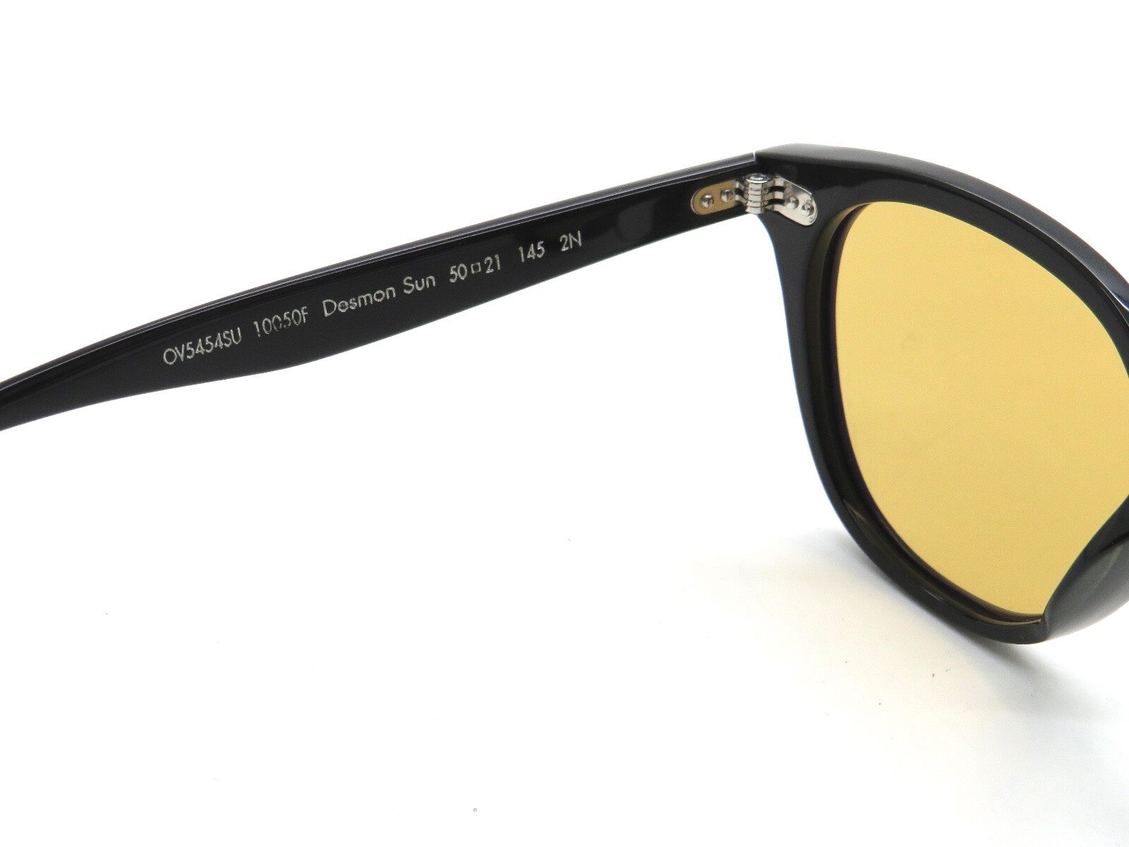Pre-owned Oliver Peoples Desmon Sun Ov5454su 10050f Black/mustard 50mm Sunglasses In Yellow