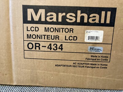 Marshall OR-434 Quad 4'' LCD HD/SD   Rack Mount Monitor System
