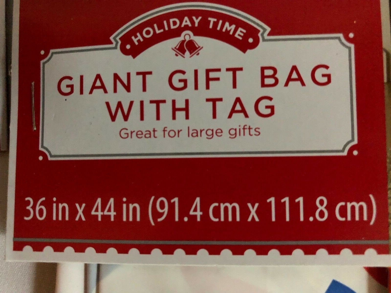 2 Holiday Christmas Giant Gift Bags 36