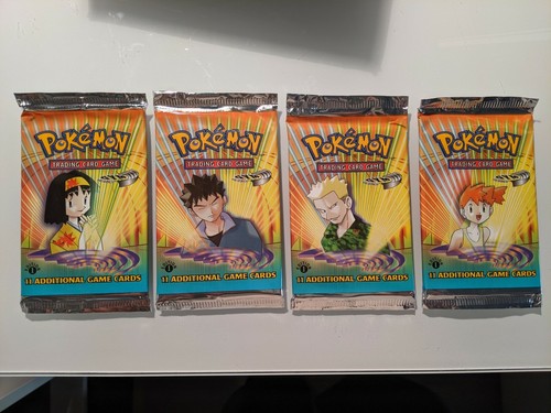 POKEMON 1ST EDITION GYM HEROES BOOSTER PACKS COMPLETE ART POKEMON 1ST EDITION GYM HEROES BOOSTER PACKS COMPLETE ART