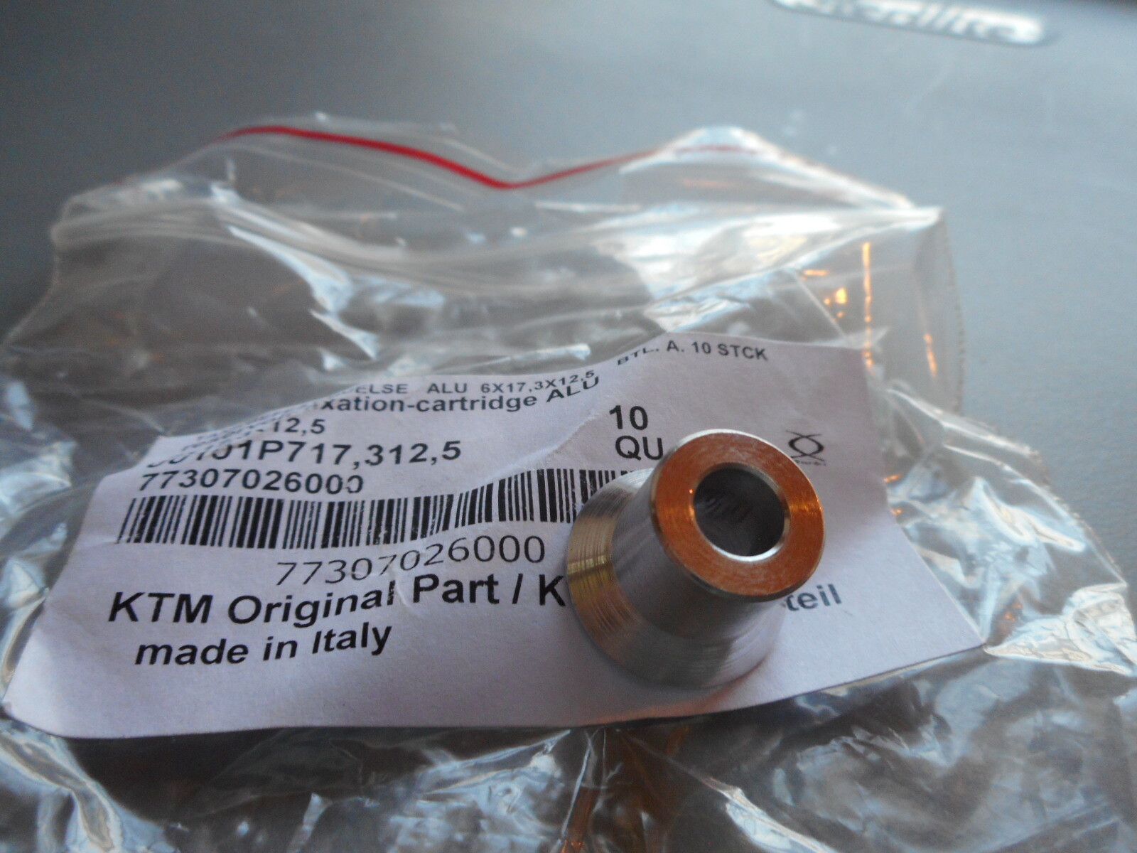 NOS KTM 65 SX 530 XCR-W OEM Genuine Tank Bushing 77307026000