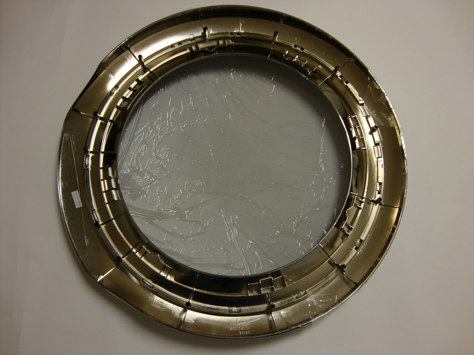 DC97-17359A SAMSUNG outer door with chrome ring trim