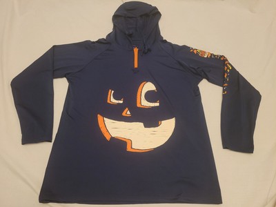 Sour Fish Gourdy's Pumpkin Run 2021 Lightweight Hoodie Navy Blue Unisex Large