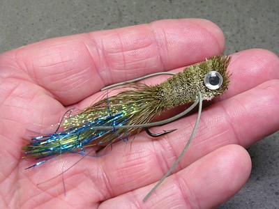 Fly Fishing Flies Micro Popper Yellow and Red x6 Bass, Bream, Crappie, Trout