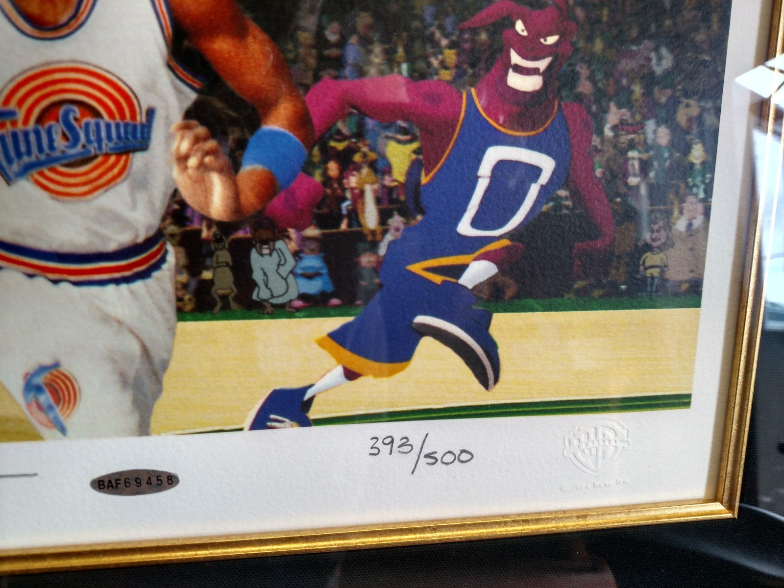 Michael Jordan  Signed Space Jam serigraph Limited Edition #393/500