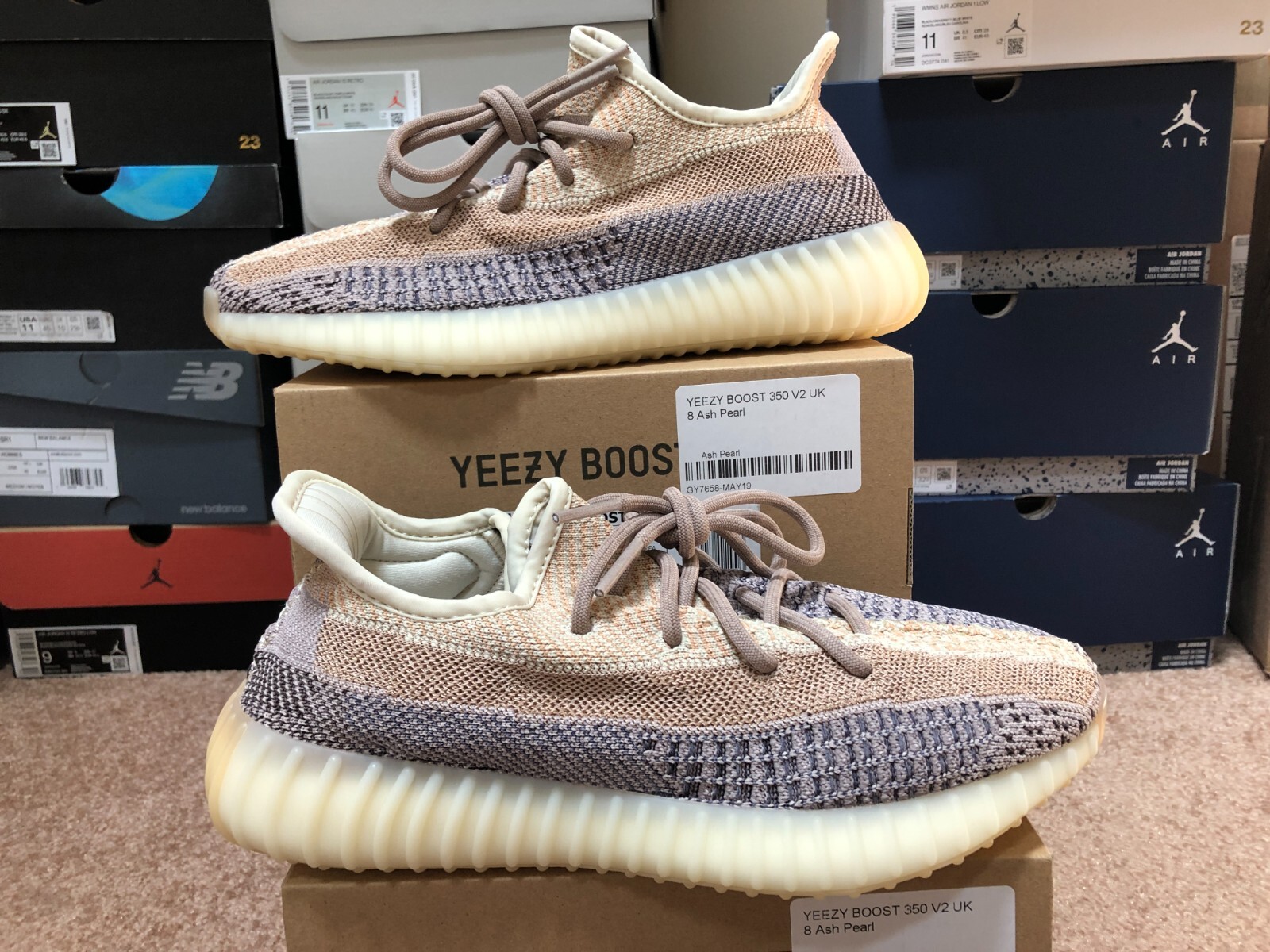 Adidas Yeezy Boost 350 V2 Ash Pearl GY7658 Free Shipping Adidas Yeezy Boost 350 V2 Ash Pearl GY7658 Free Shipping
