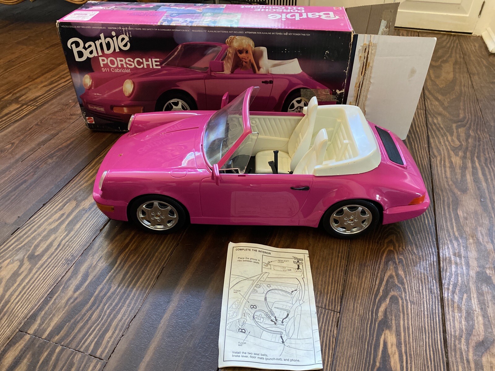 Vintage Pink Barbie Porsche 911 