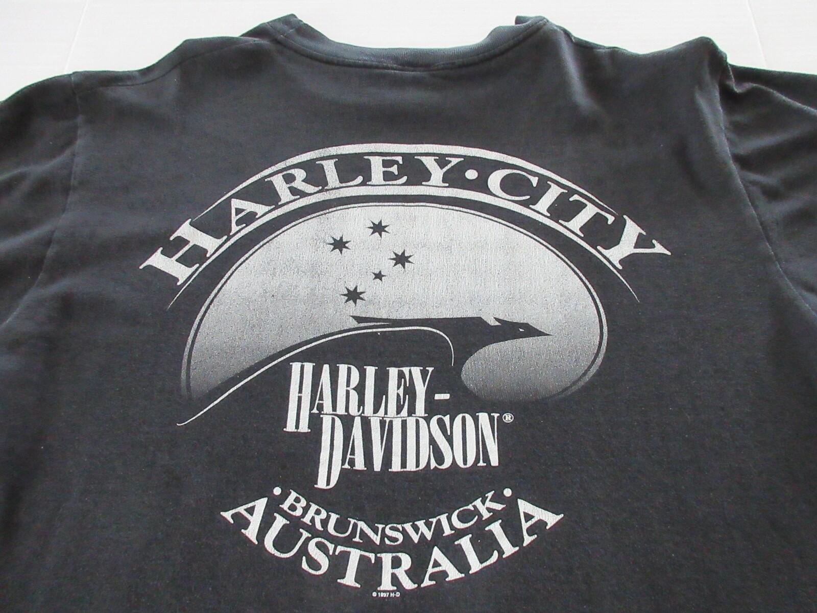 Vtg Harley Davidson Brunswick Australia T-shirt Size Large