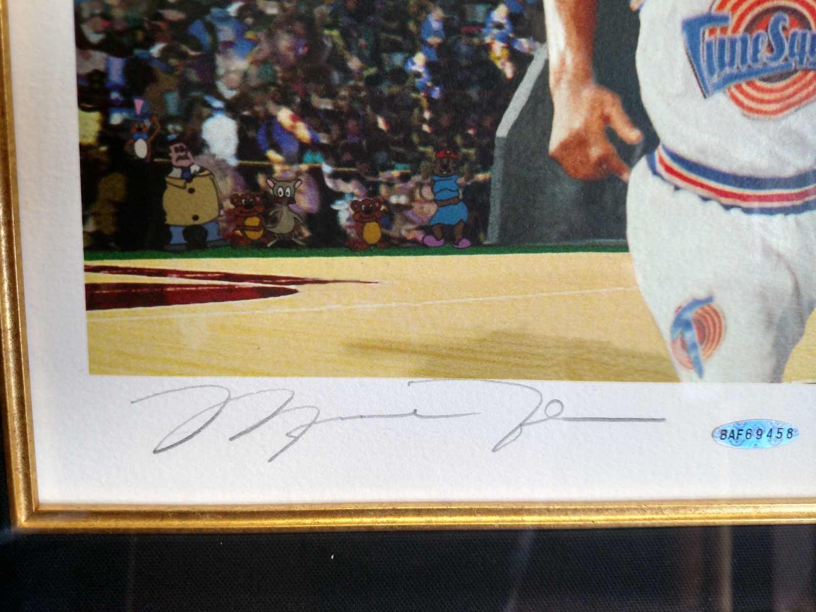 Michael Jordan  Signed Space Jam serigraph Limited Edition #393/500