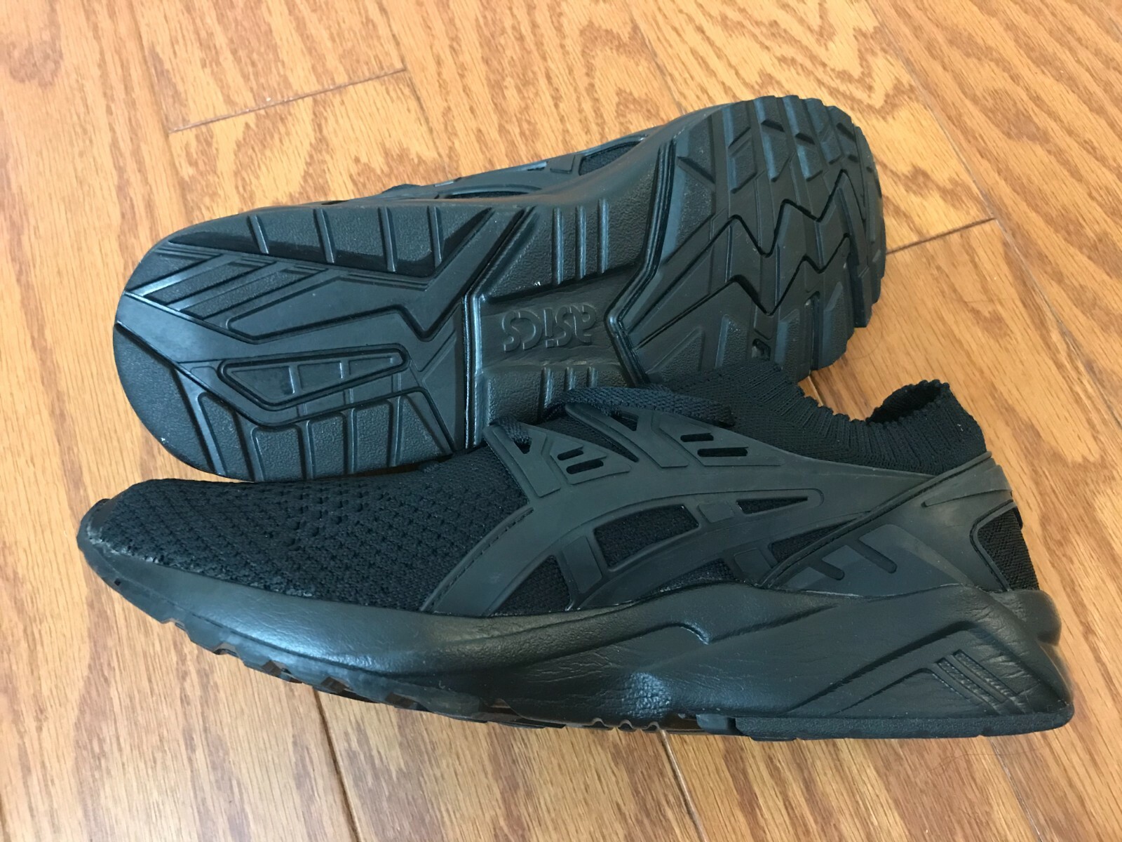 Asics Gel-Kayano Knit Black Textile Mens SIZE 10 Running Trainers H705N  9590 : купить с доставкой из США, цена 9 044 руб - (393407524180)