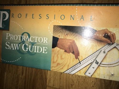 Vintage Professional Circular Saw Protractor Angle Guide Tool Metal !! New
