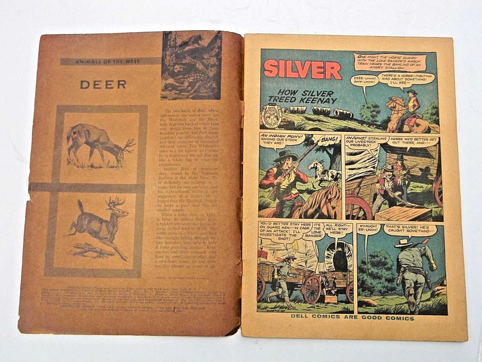 Lone Ranger's Famous Horse Hi-Yo Silver Comic Book-July/Sept. 1956 Vol. 1, #19