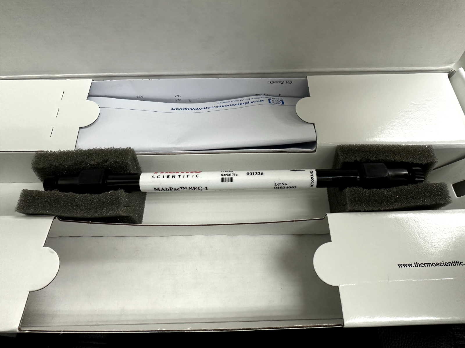 Thermo Scientific 075592 MAbPac SEC 1 5um 4x150mm eBay