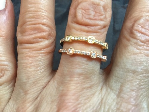 Pre-owned Kc Ring 14k Gold And Diamonds  Diamonds