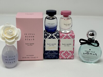 4pc Mini-Kate Spakle New York, New York, Walk on Air, full bloom Blush  4pac NEW