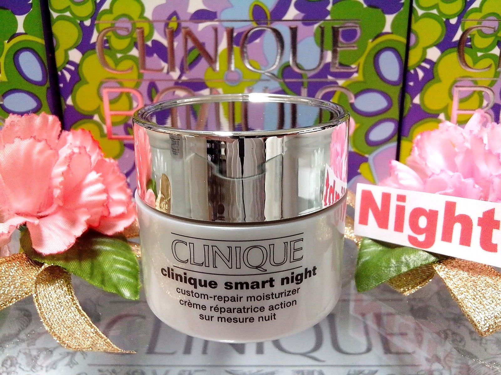 clinique smart night before and after
