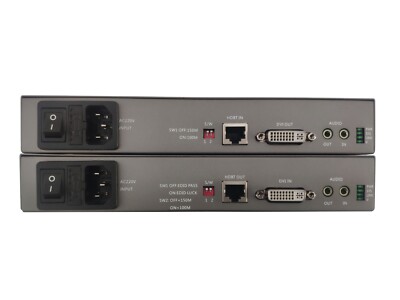 4K HDbaset DVI KVM extender over CATX cable